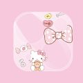 【Dinner Ronvsa】Cartoon Full Cover Transparent Camera Lens Glass for iPhone 12Mini 13 14 Pro Max Cute Sanrio Hello Kitty Kuromi Screen Protector. 