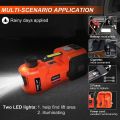Electric Car Jack Kit 5Ton 12V Hydraulic Car Jack With Inflatable Pump Electric Wrench Lifting Machine Air Pump. 