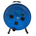 Power Cable Reel Cord Reel 4 sockets 1 breaker Industrial Extension. 