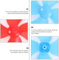 4 Inch DIY 4 Blade Propeller Plastic Fan For Mini DC Toy Motor In Pakistan. 