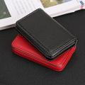 Superman Ruoias Multicolor High-Grade PU Leather+stainless Steel Metal Card Box Magnetic Business Card Holder Men/Women Credit Bank Card Case. 