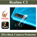 Realme C3 Back Camera 9H Gorilla Flexible Protector For Realme C3 -2Pcs. 