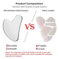 Gua Sha Facial Tool Stainless Steel Guasha Scraping Massage Scraper Face Massager  Gua Sha Board Beauty Skin Care. 