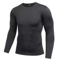 Men’s quick Dry Fitness compression long sleeve running shirt. 