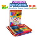 Twin Color Pencil double sided Weibo Yalong (12-18-24 Pencil 24-36-48 color) best gift for kids school stationary best color pencil. 