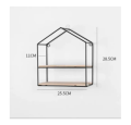 Aesthetic Wall Mounted Hut Style Shelf for Living Room Bedroom Unique Home Decor Decoration Wall Hanging. 