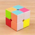 Rubiks cube 2x2 - Mind Puzzle Rubiks cube - Sticker less Magic Cube 2x2x2. 
