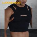 Men Tank Top Men's Street Fashion Stylish Comfortable Quick-drying Sleeveless Vest Two-piece Layered Tank Top. 