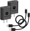 Motorola TurboPower™ Flip 18W Wall Charger Orignal Motorola Fast Turbo Charger 18W US Power Adapter Micro USB/Type C Quick Charging. 