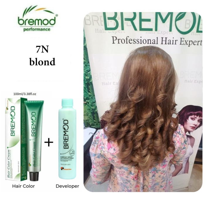 Bremod Hair Color All Shads cream 100ml/3.38fl.oz  devlpr 100ml/3.38fl.oz