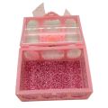 Pink It's a Girl Mini Treasure Favor Boxes - 12 Pcs (2" H x 2.9" W). 