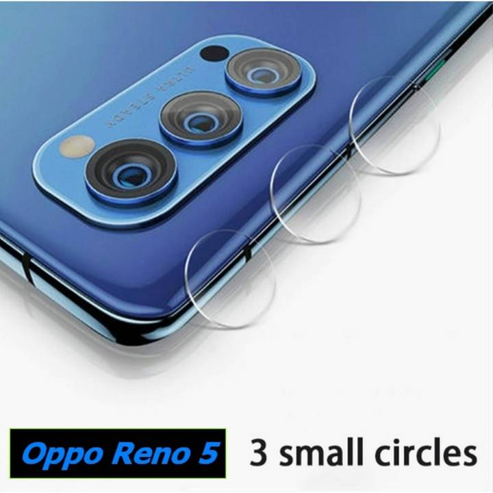 For Oppo Reno 5 Back Camera Lens Protector Tempered Glass 3PC Full Cover