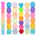 【HOT】 5 Colors Kawaii Little Octopus Bear Fluorescent Marker Pen Set Highlighter Pens Painting Mark Cute Stationery School Supplies. 