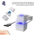 Fast Installation Power Button Vibrant Led Lights Computer Power Button Switch Cable for Desktop Pc Enhance Gaming Setup with Colorful External Power Control Easy to Install Use. 