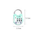Lock Handbag Safe Lock Locker Combination Lock Secure Luggage Lock Cute Cat Code Lock Mini Travel Padlock. 