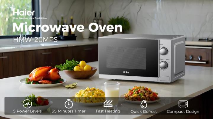 Haier%2020L%20/%20Solo%20Series%20/%20HMW-20MPS%20-%20(%20Mechanical%20Rotary%20Controls%20+5%20Power%20Levels%20+%20Speed%20and%20Weight%20Defrost%20)%20/%20Microwave%20Oven/%20Haier%20Warranty%20-%20Image%202