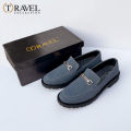 Travel Collection - Suede Chunky Loafers - Best Quality Loafer Shoes for Men - Gray Color. 