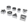 Squid Game Cookie Cutter 24pcs Korean Sugar Candy Making Tools Set Different Shapes Various Sizes Stainless Steel Biscuit. 