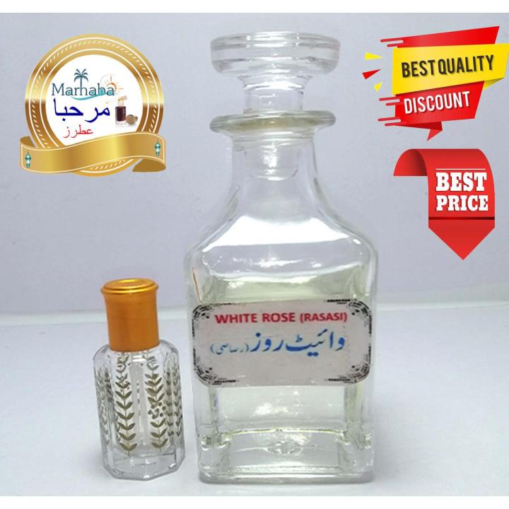 WHITE ROSE__BY__RASASI Imported Perfume Oil Attar / Ittar  Original High Quality Long Lasting Fragrance  Best Projection Product by Marhaba Attars