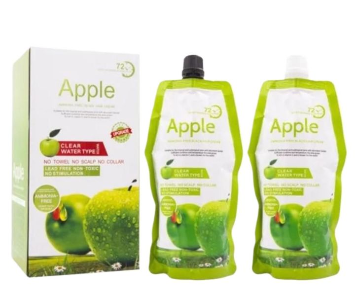 Apple Hair Color 72 (UAE 🇦🇪 Imported) – Natural Black & Dark Brown ...