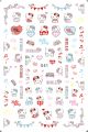 New Cartoon Tom and Jerry Hello Kitty Kuromi Sanrio Nail Stickers Pokémon Pikachu 3D Stickers For Nails Nail Art Decoration. 