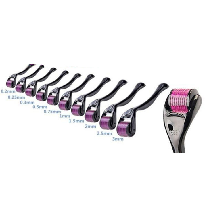 540 Derma Roller Microniddle Roller For Face Microneedling 0.2/0.3mm Needles Length Titanium Dermoroller Mesoroller For Hair