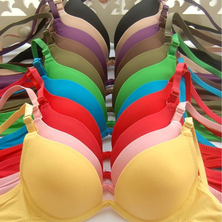 Multicolour Cotton Foam Bra for Ladies