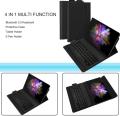 Jelly Comb Bluetooth Backlit Keyboard Case for All tab 24 x 17 ,  Removable Wireless Keyboard UK Layout QWERTY with Leather Cover. 