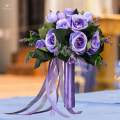 Bridal Bouquet Wedding Hand Bouquets for Ceremony Valentine's Day Graduation. 