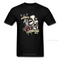 Old School Vendetta T Shirt Mask Rose Men T-shirt V For Vendetta Tshirt Mysterious Designer Tops Vintage Tees Father Day. 
