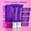 Pack of 2 Bioaqua Warm Gentle Natural Pink Magic Cream Gel 100% Original - 30gm. 