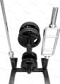 2" Olympic Weight Disc Plate and Barbell Rack Stand  Tree Storage Holder, Solid Steel Equipment, 400KG Max Weight  Gym, Fitness, Exercise, Fat Loss, Pilates, Strength, Workout, Gymnastics. 