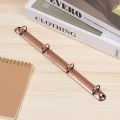 High Quality Metal Binding Clips Sliver Binder Clip Loose-leaf Binder File Folder Hoop DIY Album Scrapbook Circle Ring Binders. 
