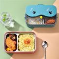 Amamia Lunch Storage Box Rust-proof Heat-resistant Spoon Chopsticks Included Bento Box. 