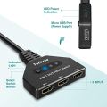 Techole HDMI Switch 4K, HDMI Switch 3 In 1 Out with HDMI Cable，3-Port HDMI Splitter Manual HDMI Switcher, Support 4K 3D 1080P, Plug and Play for Xbox, PS4, PS3, Blu-Ray Player, DVD, HDTV. 