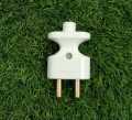 3Pcs 2 Pin Plug Male (Shoe) 250v 6A Hero Smart Plus Plug Heavy Duty Brass Legs Top 2-Pin Model W008 High Quality. 
