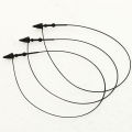 Black pointed mother button rubber clothing trademark hang tag thread hand threading needle plastic hanging rope. 