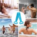 Body Wash Silicone 150g 62 x 11cm Body Scrubber Belt Double Side Shower Belt Silicone Bath Body Brush A One Back Cleaning Exfoliating Body Scrubber Bath Shower Towel Silicone Body Wash Scrubber Belt for Men and Women. 