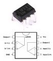 3pcs C393C Low Power Dual Voltage Comparators Ic Dip-8. 