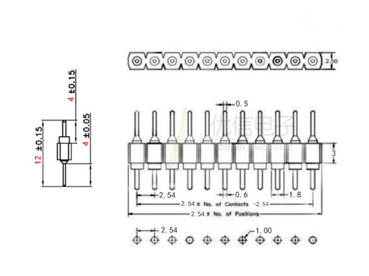 1PCS%20-%20Single%20Row%2040Pin%202.54mm%20Round%20Male%20Pin%20Header%20Connector%20Strip%20-%20Image%204