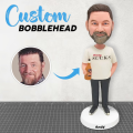 Custom Full Body Bobble Head Toys: High-Quality 12-Inch 3D Statues with Pottery Raw Materials and Warranty. 