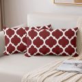 Cushion Cover Set of 2 Decorative Cushion Covers  (14"x14"). 