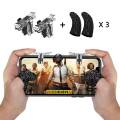Mobile Game Controller Trigger Finger Sleeves Sets, Phone Game Triggers Aim Buttons L1R1 Shooter, Ultra-Thin Anti-Sweat Breathable Touch Screen Finger Sleeve for PUBG/Knives Out/Call of Duty. 