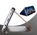 For Samsung Galaxy A20 Clear Mirror Flip Stand Smart View Case Cover Casing. 