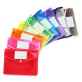 Colorful File Folder A4 Colorful File Folder with Pocket Horizontal Snap Button Portable Examination Paper Document File Organizer Bag School Supplies Document Holder. 