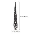 Claw Finger Nail Ring Rings Fingertip Nails Queen Tip Claws Fingernail Ancient Halloween Floral Cosplay Gothic. 