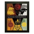 Game of Thrones Tv Series Posters Frame, Framed Game of Thrones Posters - Raqeeq OFD04. 