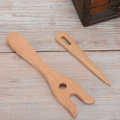 Fork Type Wooden Knitting Tools DIY Weaving for Bracelet Necklace Braided. 