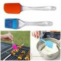 Silicone Spatula & Silicone Oil Brush - 2 pc Set. 