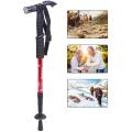 Outdoor Adjustable Lightweight Trekking Poles Hiking Pole Walking Stick Cane Handle. 